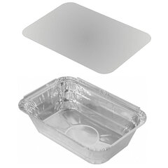 VEPATIM 10 Alu-Pastaschale Servierschale eckig 935ml inklusive Deckel