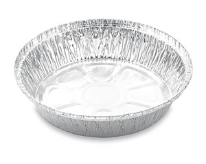 Aluschalen Backform Auflaufform rund 1000 ml stehender Rand Ø208 x 49mm 