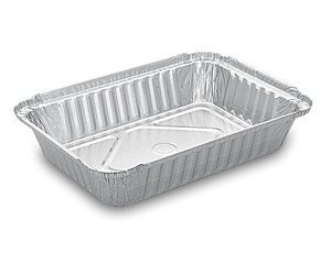 Menü-Schale ungeteilt ALU 862ml 22,2 x 15,8 x 3,8 cm 