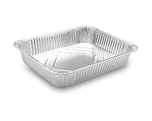 Aluschalen Backform Auflaufform Gastronorm 326x262x60mm 3610 ml Typ 1/2 