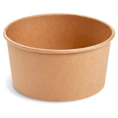 Salatschalen Feinkostschalen braun aus Pappe mit PE beschichtet 1000ml Ø150mm 