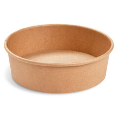 Salatschalen Feinkostschalen braun Ø150mm aus Pappe PE-beschichtet 500ml 