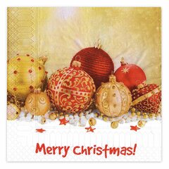 Weihnachtsservietten 3-lagig 33 x 33 cm Merry Christmas 