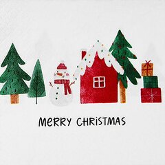 Weihnachtsservietten 3-lagig 33 x 33 cm Weihnachtsdorf 