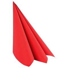 Servietten Airlaid 40x40cm 1/4 -Falz stoffähnlich hochwertig rot 
