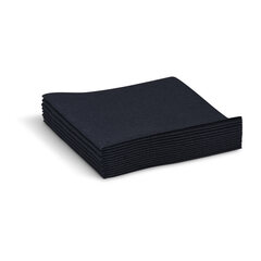 Serviette im Spenderkarton Premium Airlaid schwarz 20x20 cm i 1/4 -Falz stoffähnlich hochwertig 