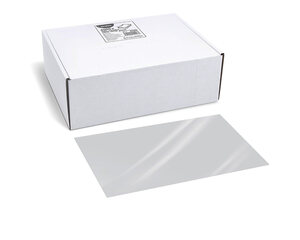 Zuschnitte PP transparent klar 180 x 240mm (1/16 Bogen) Spenderkarton 