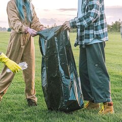 Preview: Müllsäcke Müllbeutel 240 Liter 100 x 125 cm schwarz 