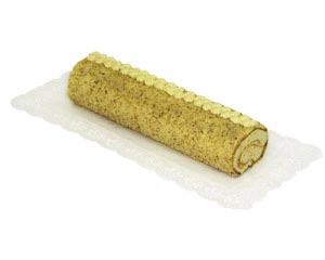 Preview: Deko-Tortenspitzen eckig weiß 20 x 40 cm,