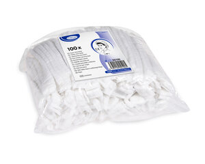 Preview: VEPATIM 100 Vlieshauben extra leicht weiß