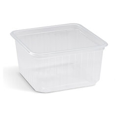Rechteckschale Quadroboxx Salatschale 115x115x61mm PP transparent 500ml 