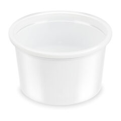 Dressingbecher Feinkostbecher weiß PP 30 ml mit Ø 46 mm 