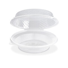 Salatschalen klar mit angehängtem Domdeckel 1700ml PP 