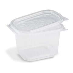Feinkostbecher mit fixem Deckel Ripboxx Tiny klar PP 127x108x86mm 500ml 