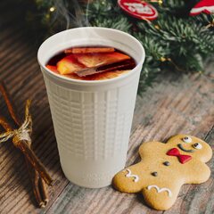 Preview: VEPATIM 50 Thermobecher Glühweinbecher geschäumt 200ml 250ml mit Eichstrich
