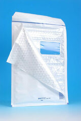 Preview: 100x AROFOL WIN Luftpolstertaschen  4/D-14W 180x265mm mit Fenster für B5 weiß