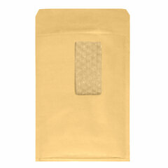 100x AROFOL WIN Luftpolstertaschen  4/D-14 180x265mm mit Fenster für B5 braun