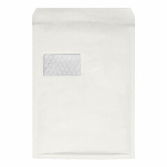 100x AROFOL WIN Luftpolstertaschen  7/G-17W 230x340mm mit Fenster für C4+  weiß