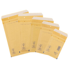 VEPATIM 600 BUDGET Luftpolstertaschen 1/A-11 100x165mm braun