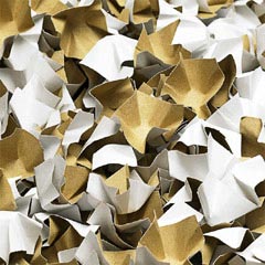 DECOFILL dekorative Papier-Verpackungschips Polsterchips weiß 400 Liter