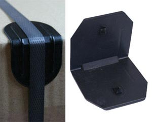 VEPATIM 100 Kantenschutzecken mit Dorn 40x40mm