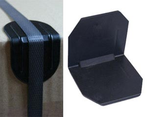 VEPATIM 100 Kantenschutzecken ohne Dorn 40x40mm