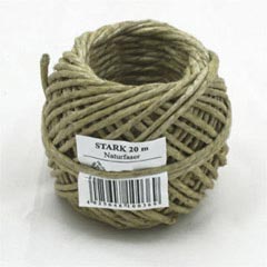 1x Packschnur - Bindfaden aus Naturfaser stark 20m Rolle