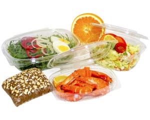 Preview: VEPATIM 100 Feinkostbecher oval klar mit Deckel 500 ml (PET)