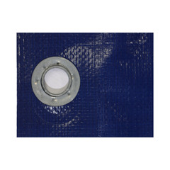Preview: Gewebeplane Abdeckplane Schutzplane 10 x 15m blau reißfest wasserdicht 250g/m²