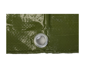 Preview: Gewebeplane Abdeckplane Schutzplane 2 x 3m grün reißfest wasserdicht 150g/m²