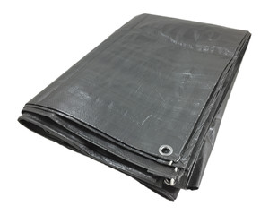 VEPATIM 10 Gewebeplane Abdeckplane Schutzplane 3 x 4 m silber extra reißfest wasserdicht