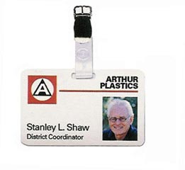 Preview: 100x PEACH Halteschlaufe für ID-Cards