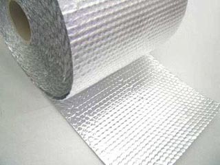 Preview: Alu Isolierfolie Luftpolsterfolie 120cm x 25m PET metallisiert Pflanzenschutz