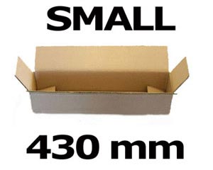 20 Faltkarton Versandhülse 430x105x105mm 2wellig DHL Ausland Päckchen Maxibrief