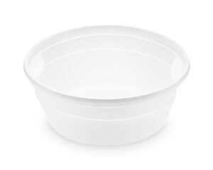 Suppenbecher 350 ml PP weiß siegelbar Ø 12,7 x 4,9 cm 