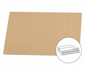 1x Palettenzwischenlage Kartonplatte für EURO Paletten 1200x800mm 2-wellig