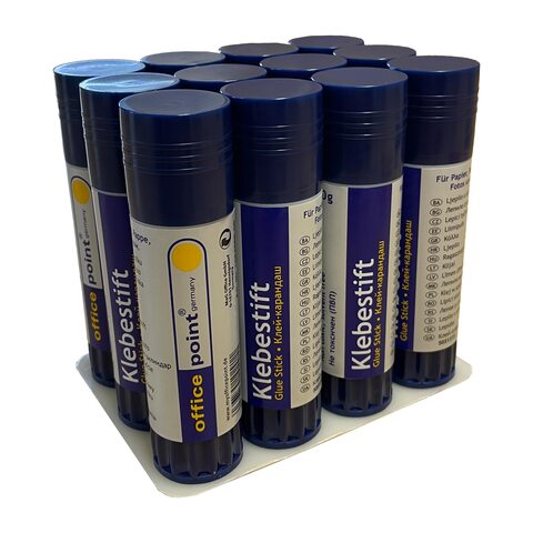 Klebestifte 40g auswaschbar Lösungsmittelfrei 12 Stück Packung