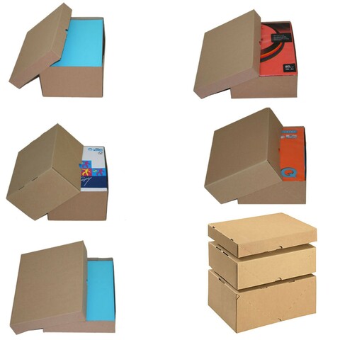 Schnellfaltkarton Versandkarton Deckel Box A4 Druckerei Werbeagentur Flyer