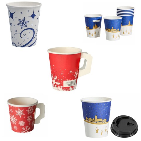 Pappbecher Glühweinbecher Grog Punsch Glögg Kaffee Weihnachten Weihnachtsmarkt