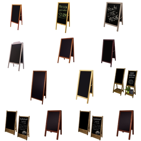 Tafel Kundenstopper Gehwegaufsteller Aufsteller Restaurant Speisekarte Bistro