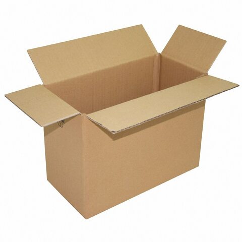 Faltkarton 310x150x220mm 1-wellig Dickwelle braun