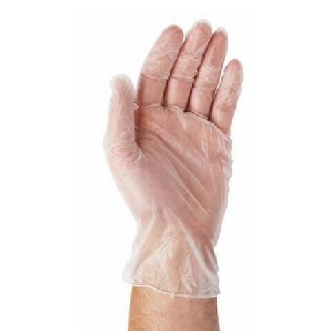 1000x Vinyl Einweghandschuhe Vinylhandschuhe puderfrei Größe L