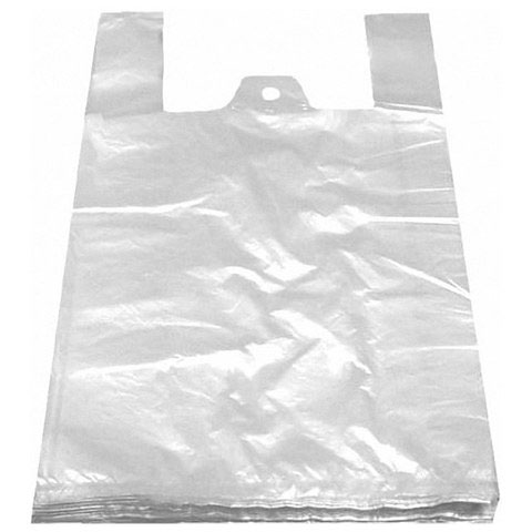 Hemdchentragetaschen HDPE weiß 240+110x460mm 