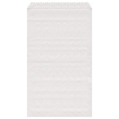 Papierflachbeutel weiß 9 x 14 cm 