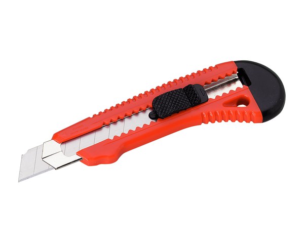 Profi Schneidemesser Cutter mit Metallführung stabil 18mm Klinge