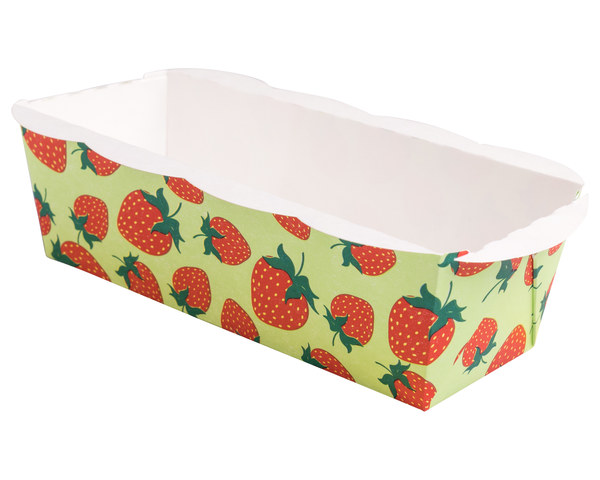 150x XL-Backform Erdbeere backfest fettdicht 170x53x55 mm