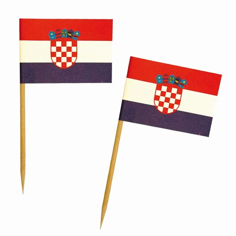 Fahnenpicker "Kroatien" 6.8cm 