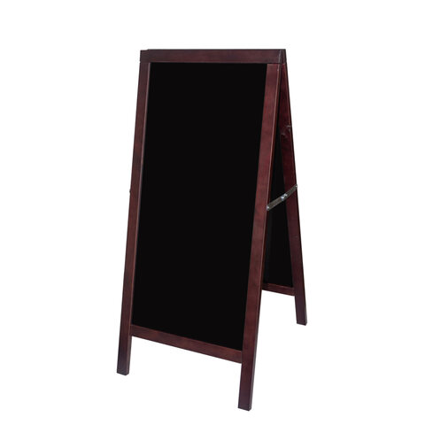 Gehweg-Kreidetafel dunkelbraun 50x110cm 