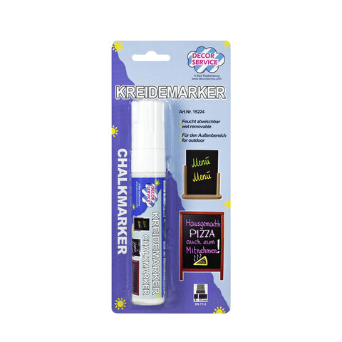 Kreidemarker weiß Schreibbreite 3-15mm 