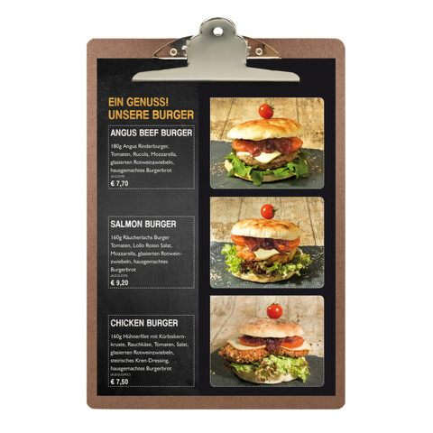 Klemmbrett aus Holz A4 